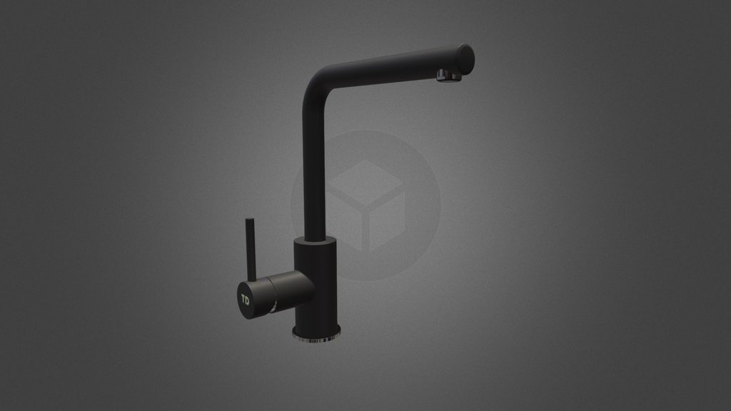 A faucet I modeled using Blender.