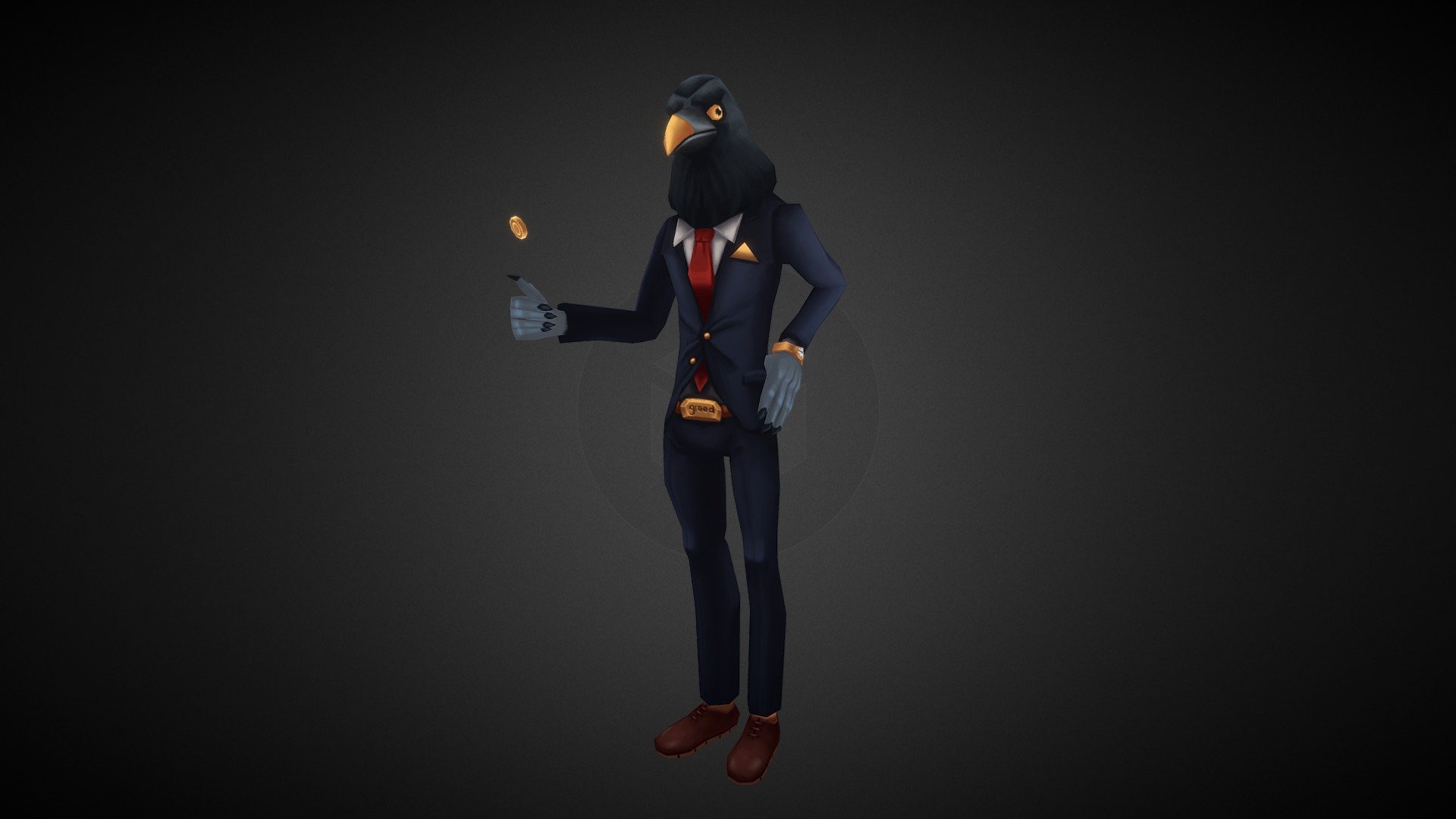 Ravenman - 3D model by Offy (@axe163) [47daac0] - Sketchfab