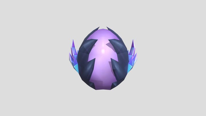 Crystal Dragon Egg 3D Model