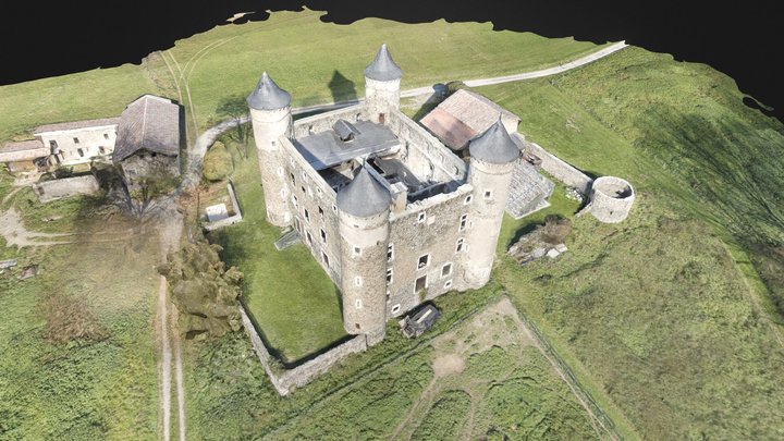 Château de Bon Repos, Jarrie, Isère, France 3D Model