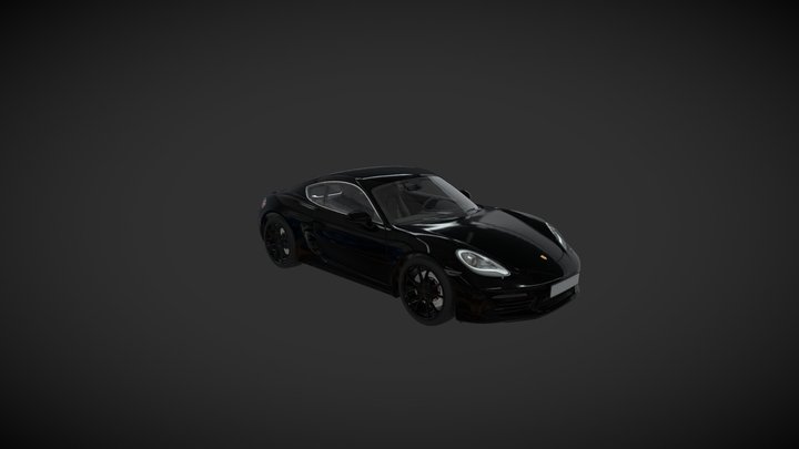 Porsche_718_cayman_2016 3D Model