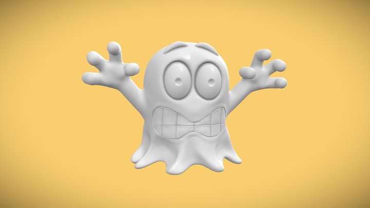 Ghost - STL - Scared 3D Model