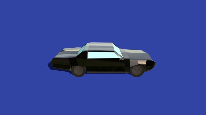 lowpoly chevrolet impala 3D Model