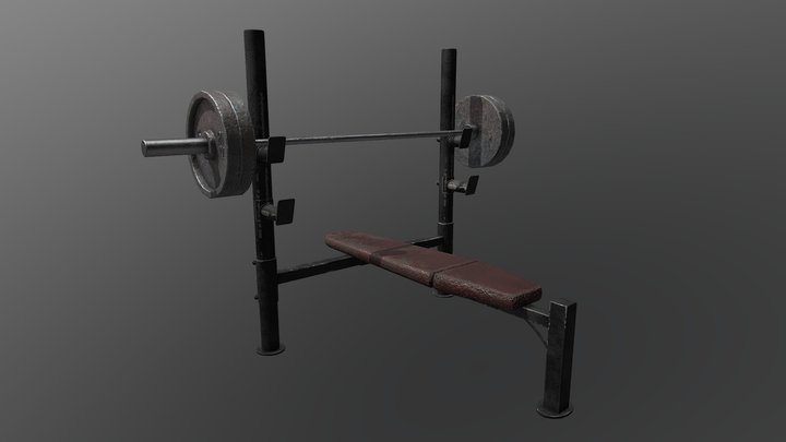 Weight Bench 3D Model