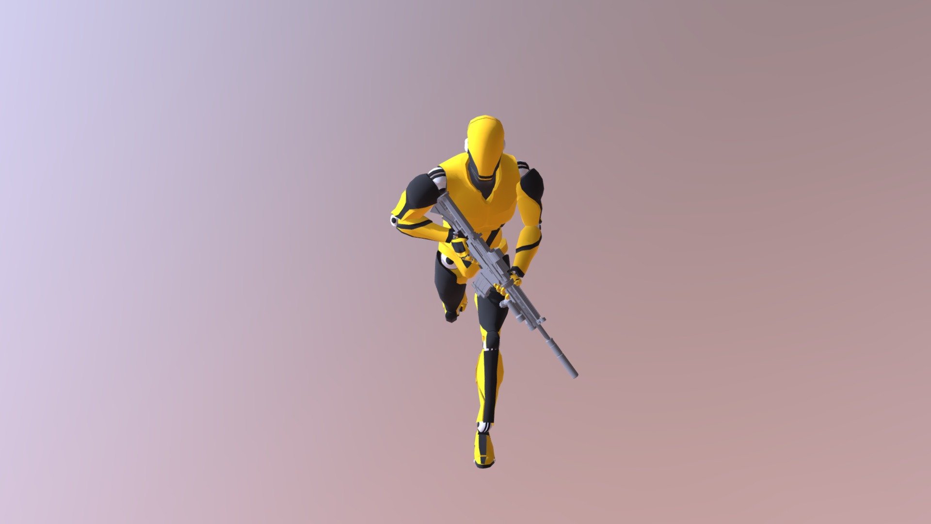 Run 2arm Weapon01
