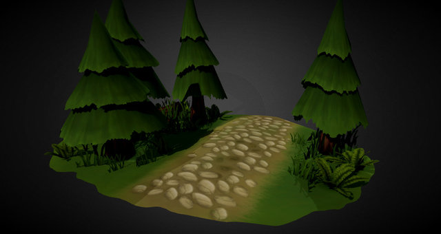 Forest Scene 3D Model