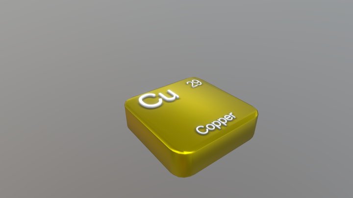 Copper 3D Model