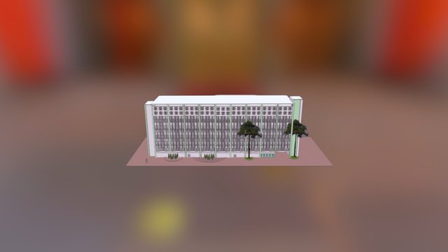 library old wing4 3D Model