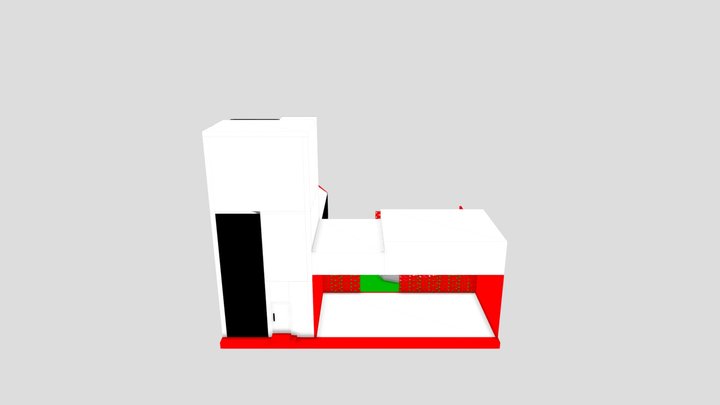 12 x 12 Mini Architecture 3D Model