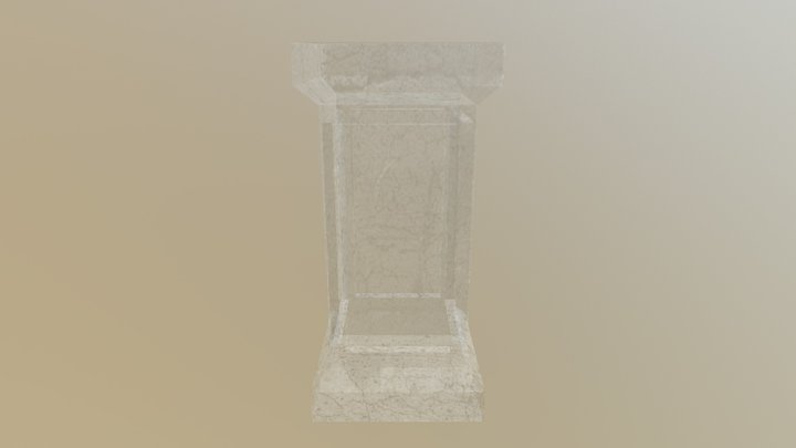 Game Pillar 3D Model