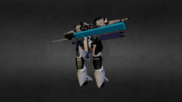 Shinkawaish mech 3D Model