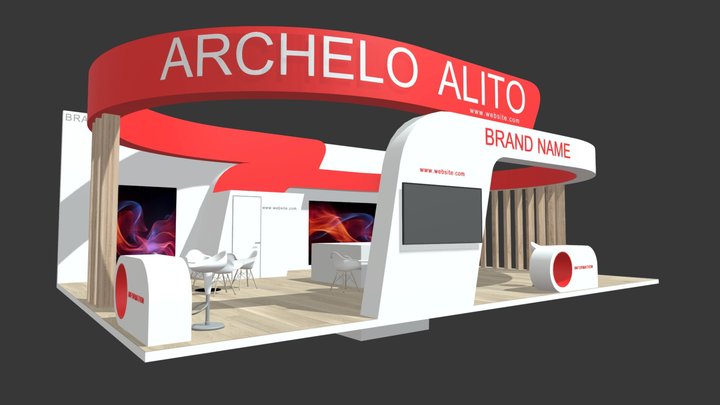 ex3D Exhibition Stand 3D Model
