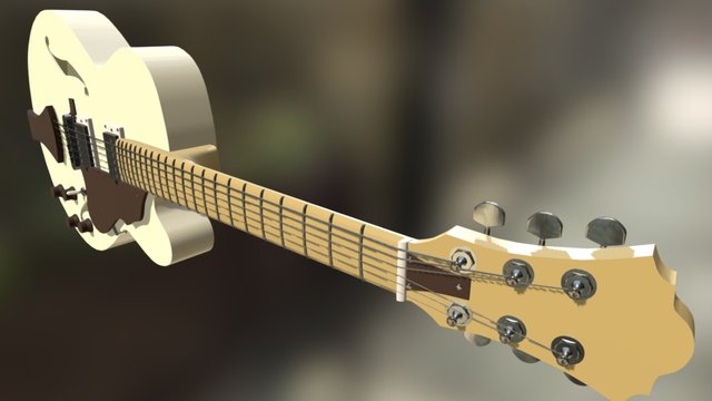 Ibanez Artcore AF105 NT 3D Model