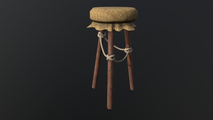 WIP - Stool 3D Model