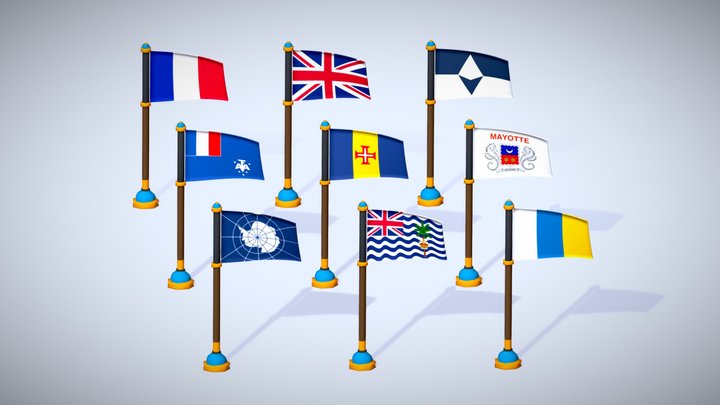 Flags 3D models - Sketchfab
