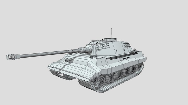 Panzerkampfwagen Tiger Ausf 3D Model