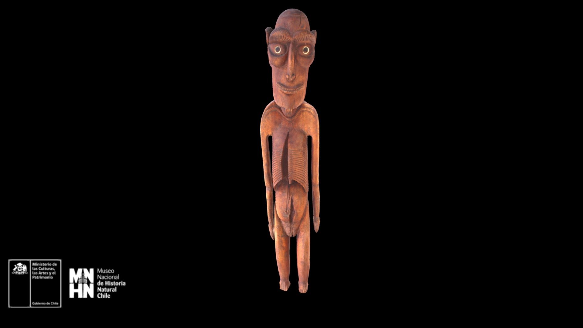 Figura antropomorfa esquelética (Moai Kava Kava)