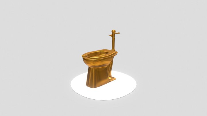 Golden WC 3D Model
