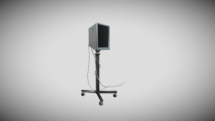 ECG Monitor 3D Model