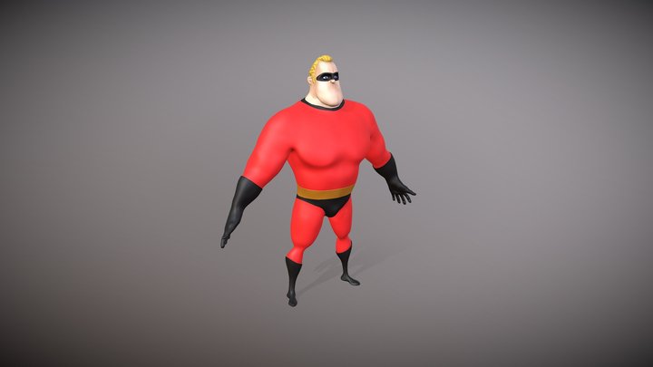 Mr Incredible 3D Model