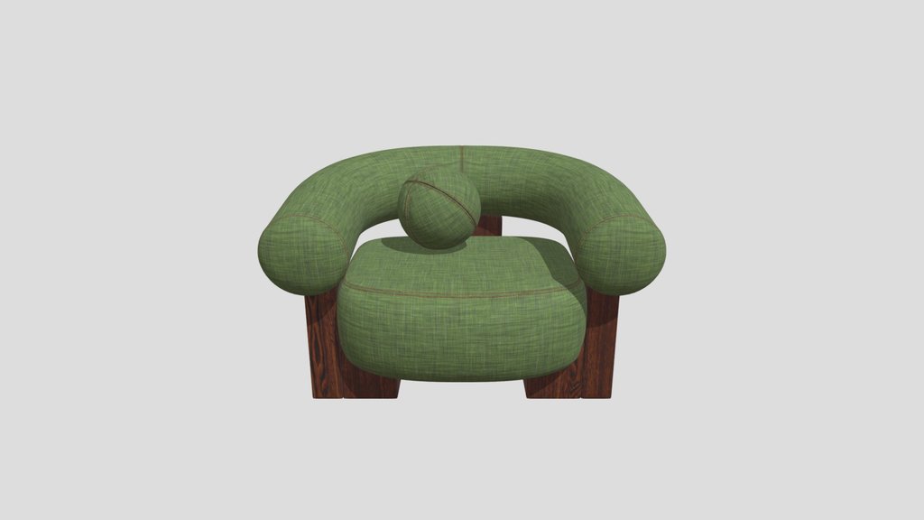 Armchair Cassete 4 Baked Colors Options