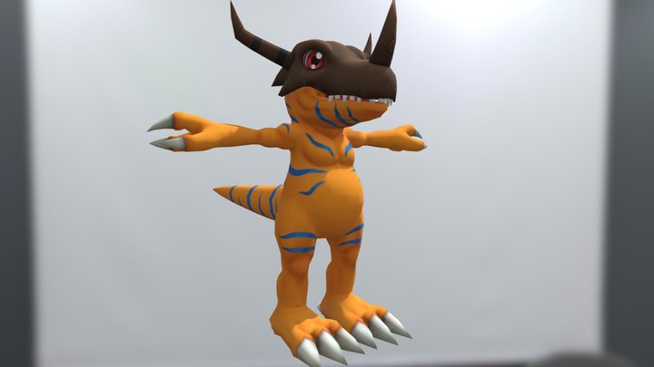 Greymon 3D Model