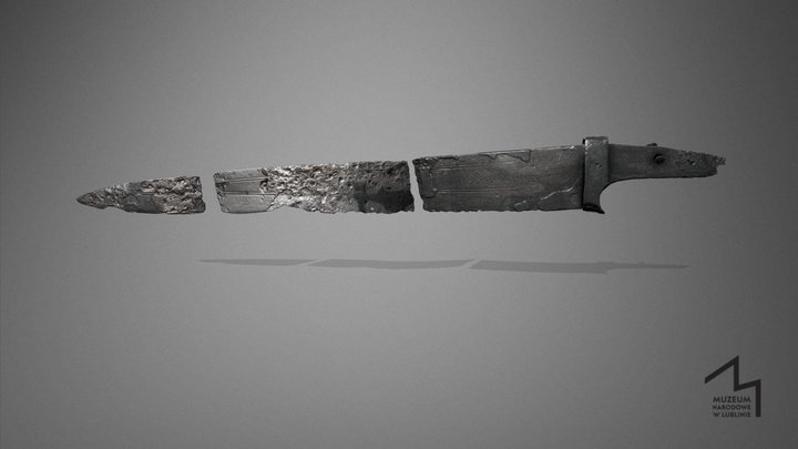 Miecz z Masowa 725/A/ML 3D Model