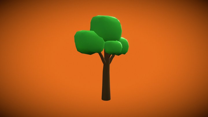 Tree for Game 3D Model