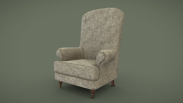 Arm Chair Sofa 3D Model