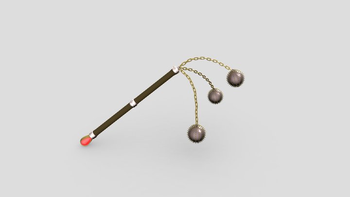 battle flail 3D Model