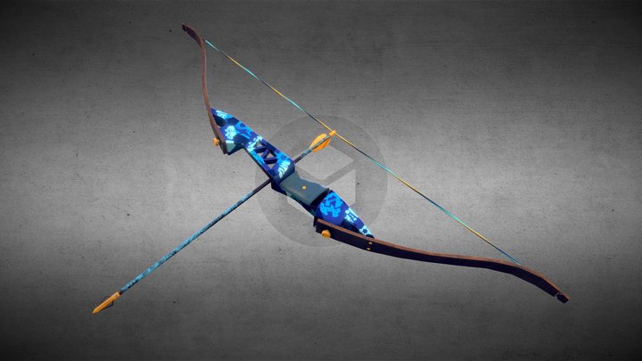 Recurve Bow Modern 3D Model