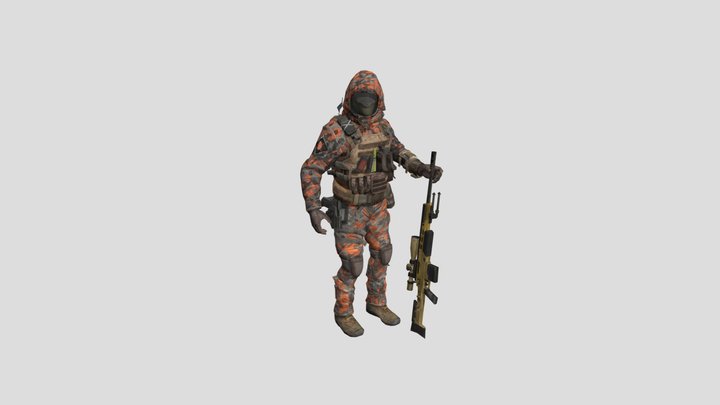 The Orange Guy 3D Model