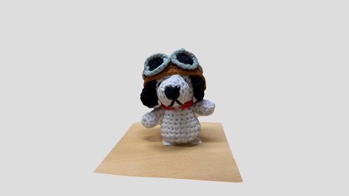 Snoopy with Hat 3D Model