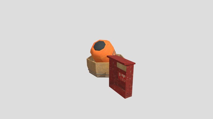 Tokyo - 3 Simple Props 3D Model
