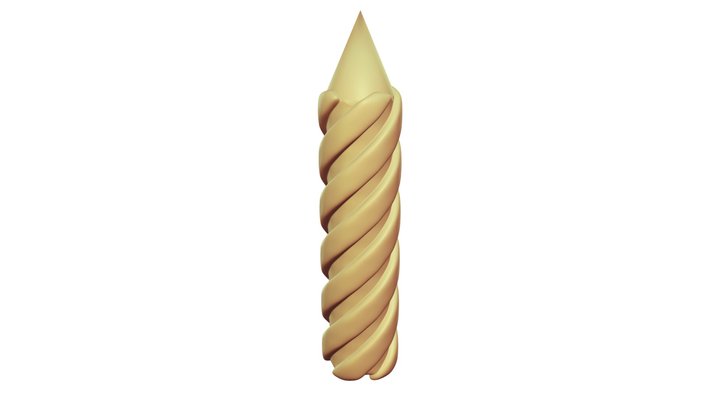 Birthday Candle 3D Model