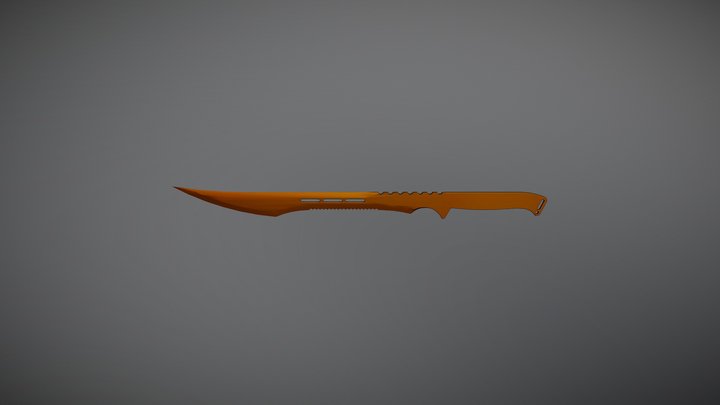 ninja sword 3D Model