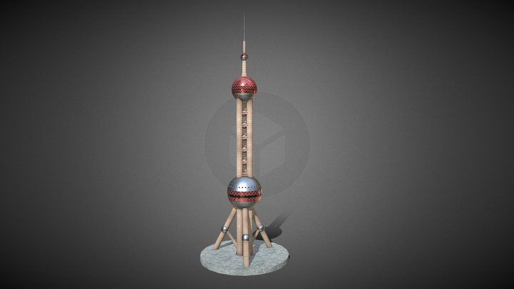 Oriental Pearl Tower 3D Model