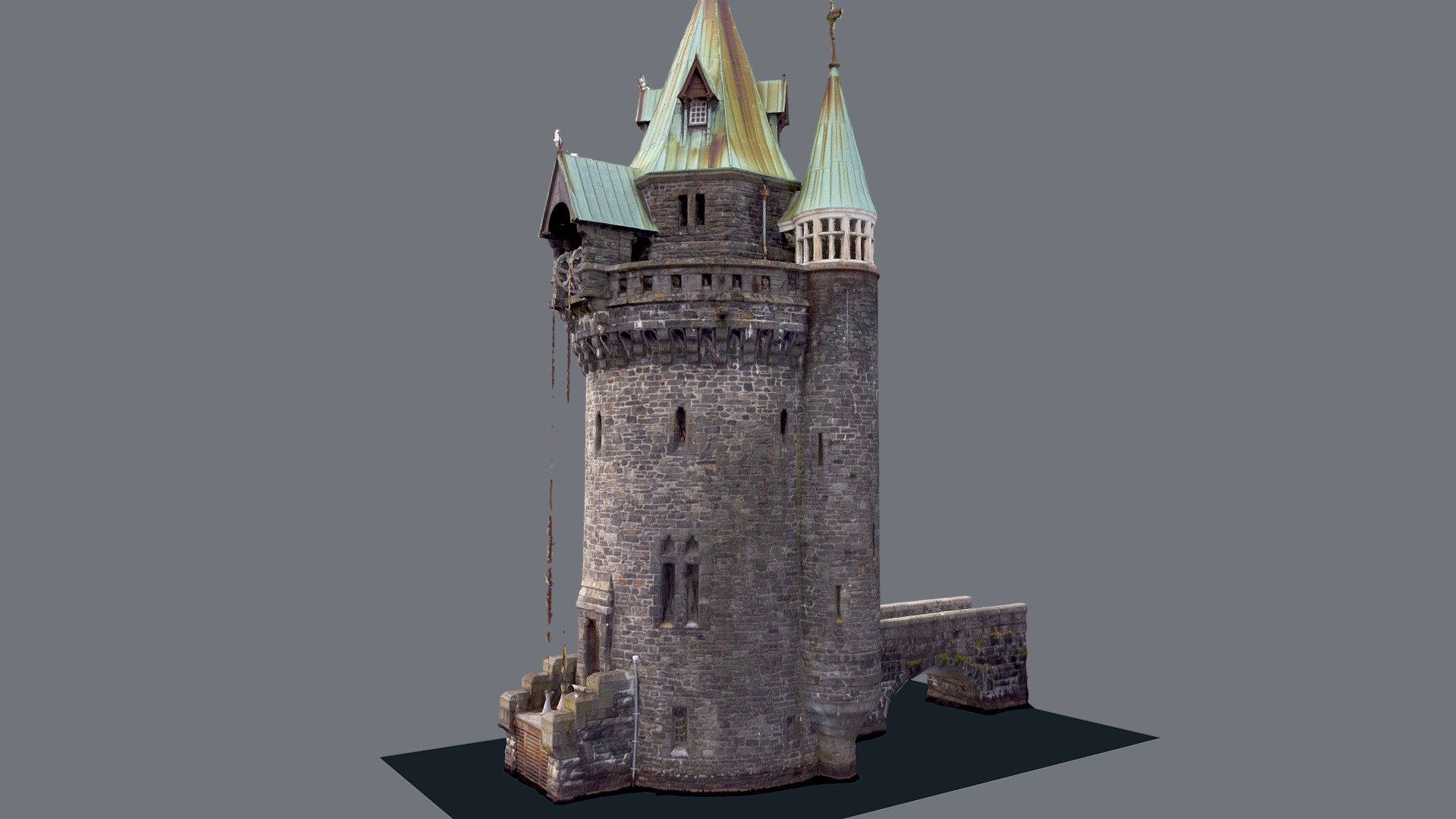 Lake Vyrnwy Straining Tower — Sketchfab embed 3D viewer