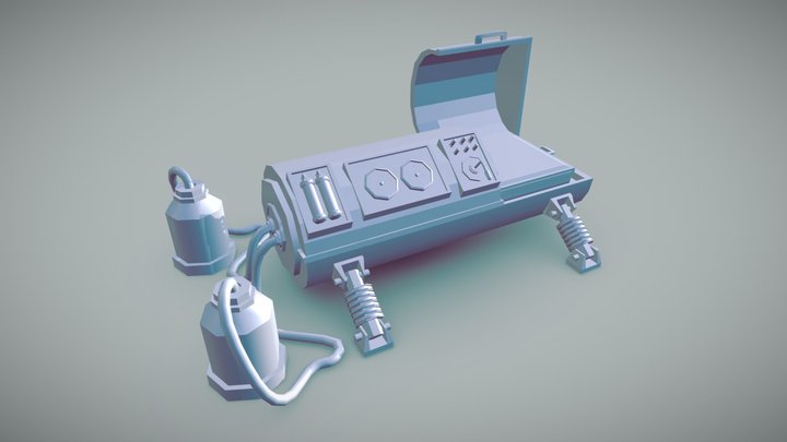 Steampunk sleeping pod 3D Model