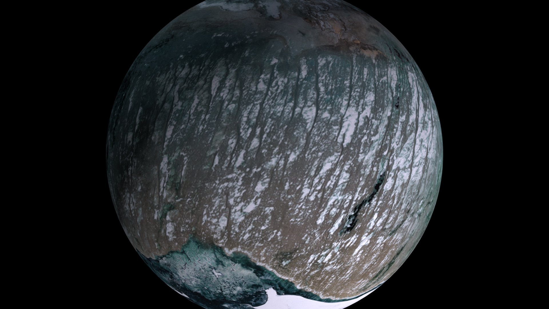 3D model Planet Wight - This is a 3D model of the Planet Wight. The 3D model is about a planet with a black background.