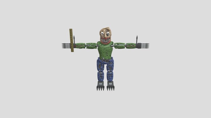 re_baldi_low_poly 3D Model