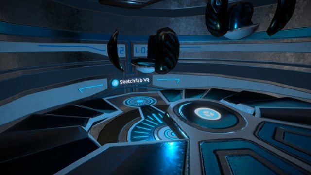 Level 02 - VR platform game on Sketchfab 3D Model