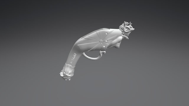 Macedonian National Gun 3D Model