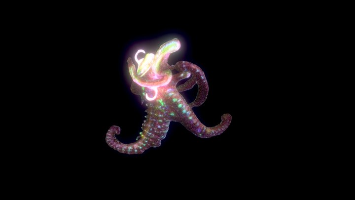 Epic Taoist Cyber Cephalopod 3D Model