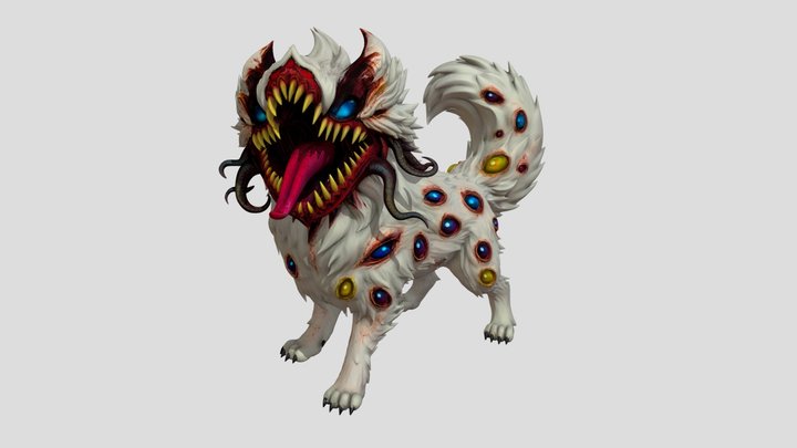 Eldritch Horror - Hellhound 3D Model