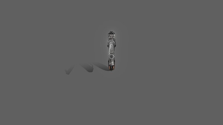 Mauser C96 Low Poly 3D Model
