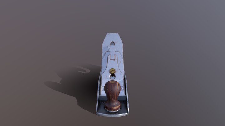 Vintage hand plane 3D Model