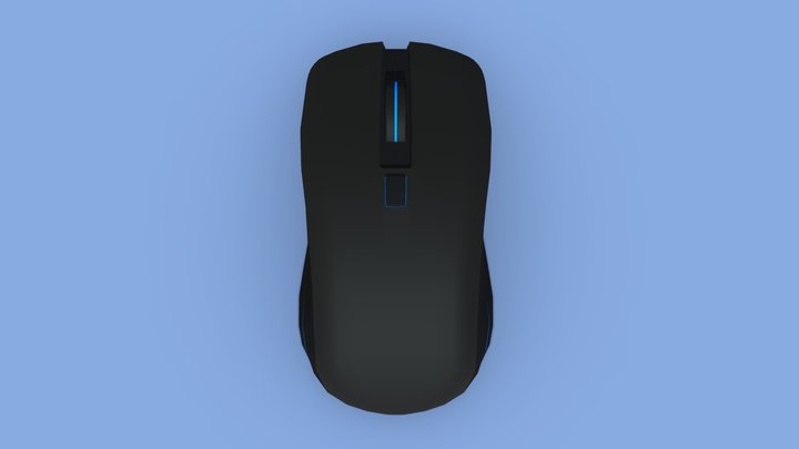 Gaming Mouse - Free low poly – Free 3D Model STL