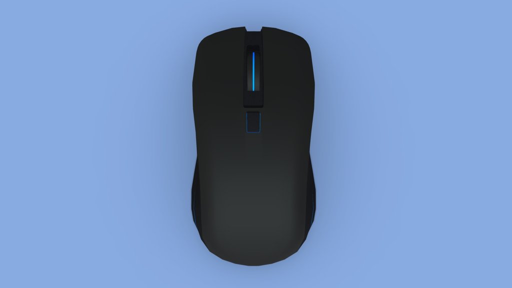Gaming Mouse - Free low poly