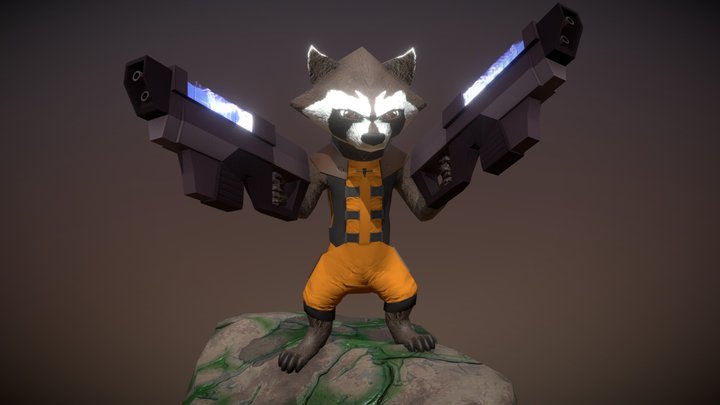 Rocket-raccoon 3D models - Sketchfab